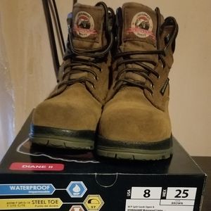 Womens steal toe work boots